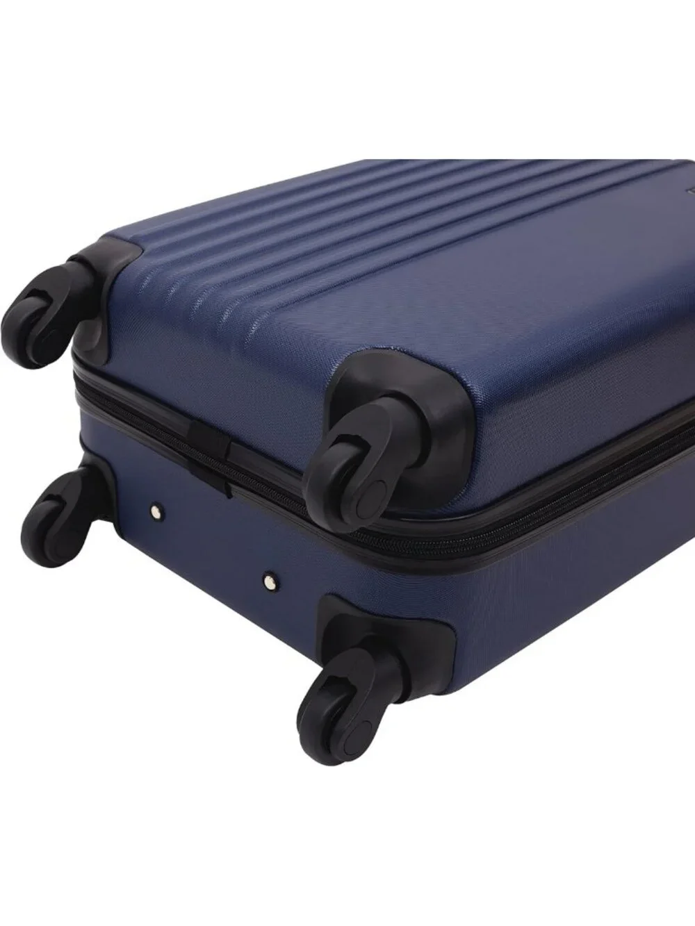 Navy Blue 20-Inch Carry-On Luggage - Lightweight, Durable, Travel Essential
